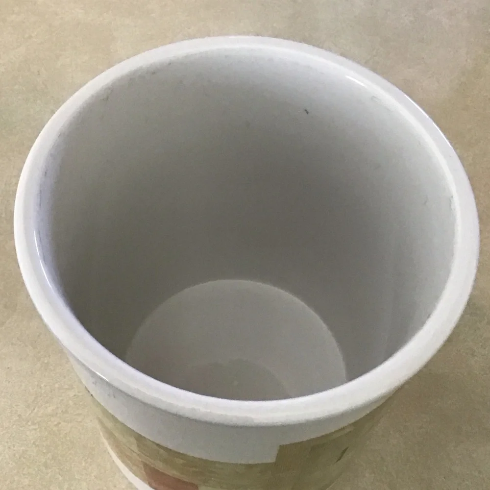 Inspirational White Ceramic Utensil Holder - Picture 2 of 2